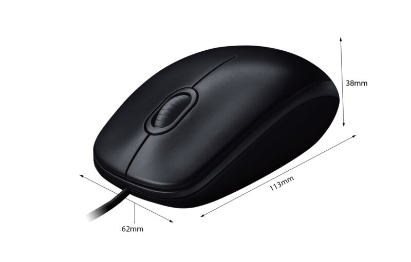 CHUỘT LOGITECH B100 BLACK (USB)