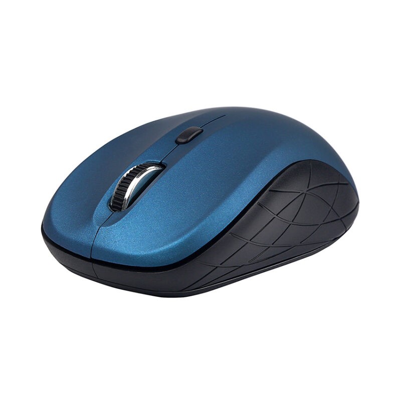 CHUỘT KHÔNG DÂY KENOO M102 (USB/XANH ĐEN/1 PIN RỜI)