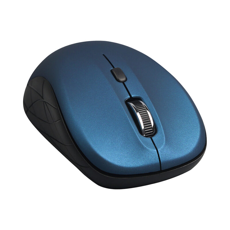 CHUỘT KHÔNG DÂY KENOO M102 (USB/XANH ĐEN/1 PIN RỜI)