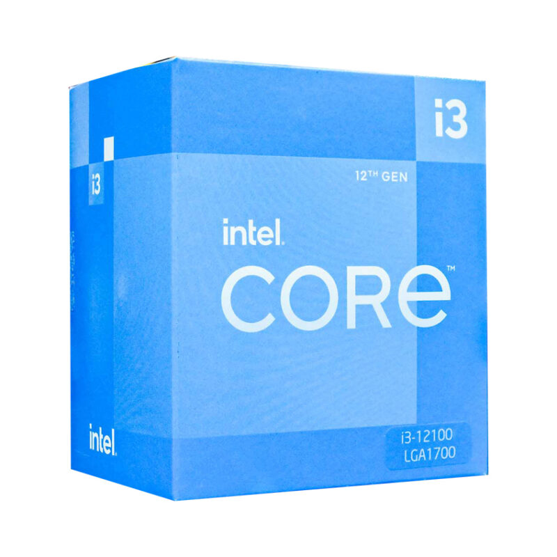 CPU Intel Core i3 12100 (3.3GHz turbo up to 4.3GHz, 4 nhân 8 luồng, 12MB Cache)